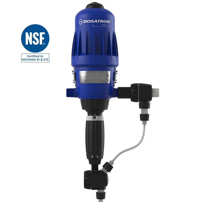Pompa dosatrice per cloro Dosatron certificata NSF - modello D3WL3000IE