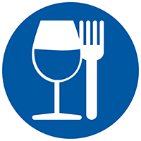 Premium Medicators und Dosierpumpen - Logo zur Zertifizierung der Lebensmittelverträglichkeit