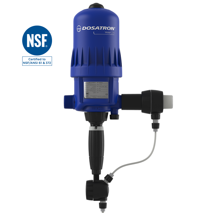 Pompa dosatrice per cloro Dosatron certificata NSF - modello D8WL3000IE