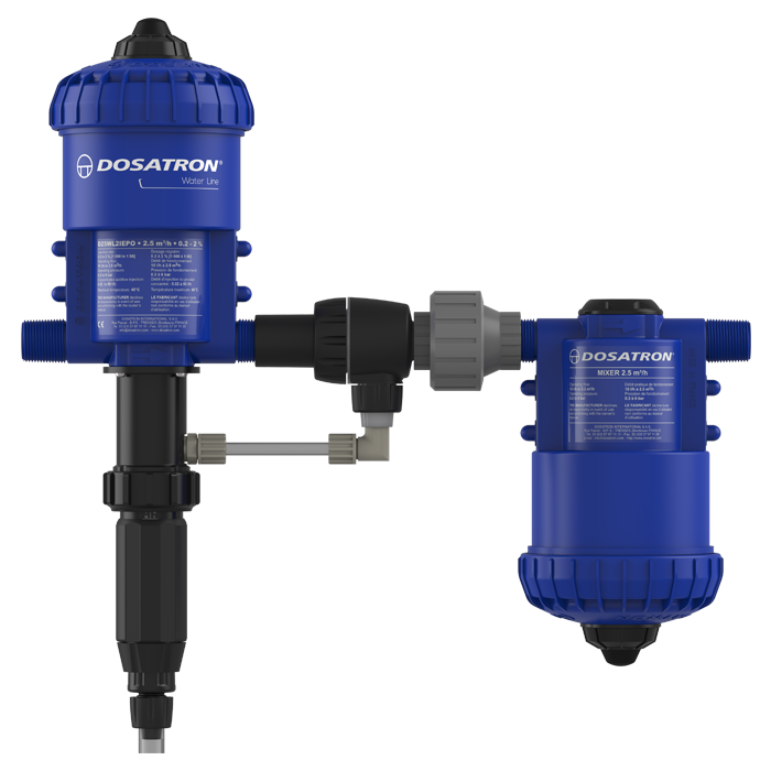 Dosatron pumpe for rensing av avløpsvann - modell D25WL2IEPPO