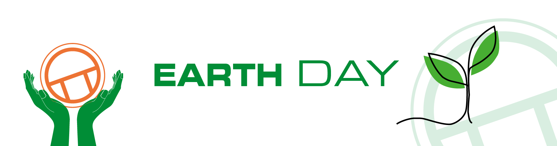 oslava dne Země - transparent