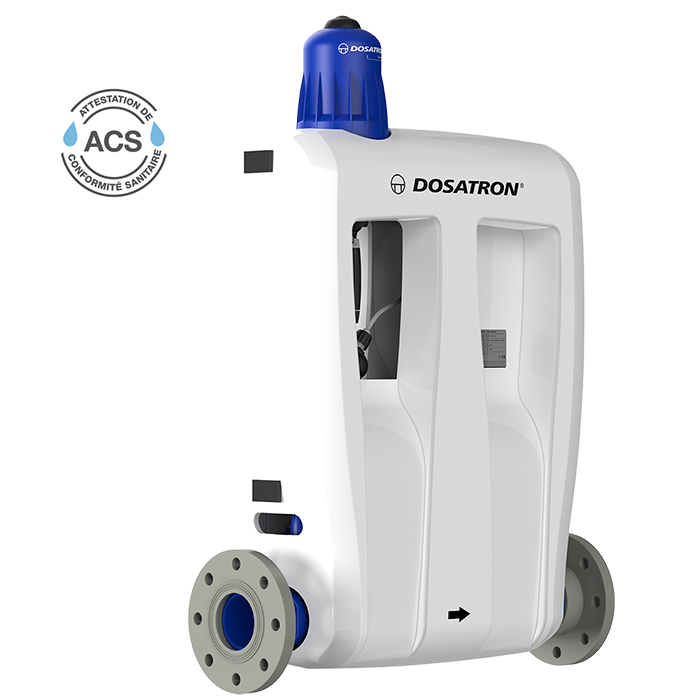Dosatron certified chlorine dosing pump - D30WL30000NIE model 3/4 left