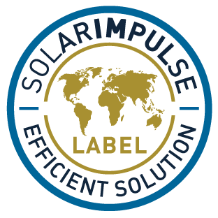 Dosatron solar impulse solution Etikettenlogo