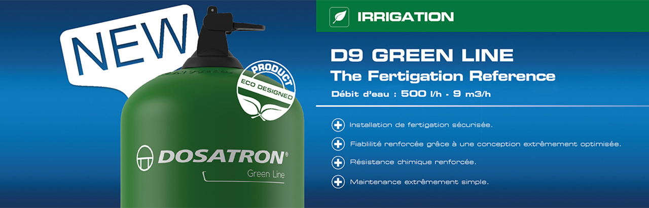 Injektory hnojiv Dosatron - řada D9GL