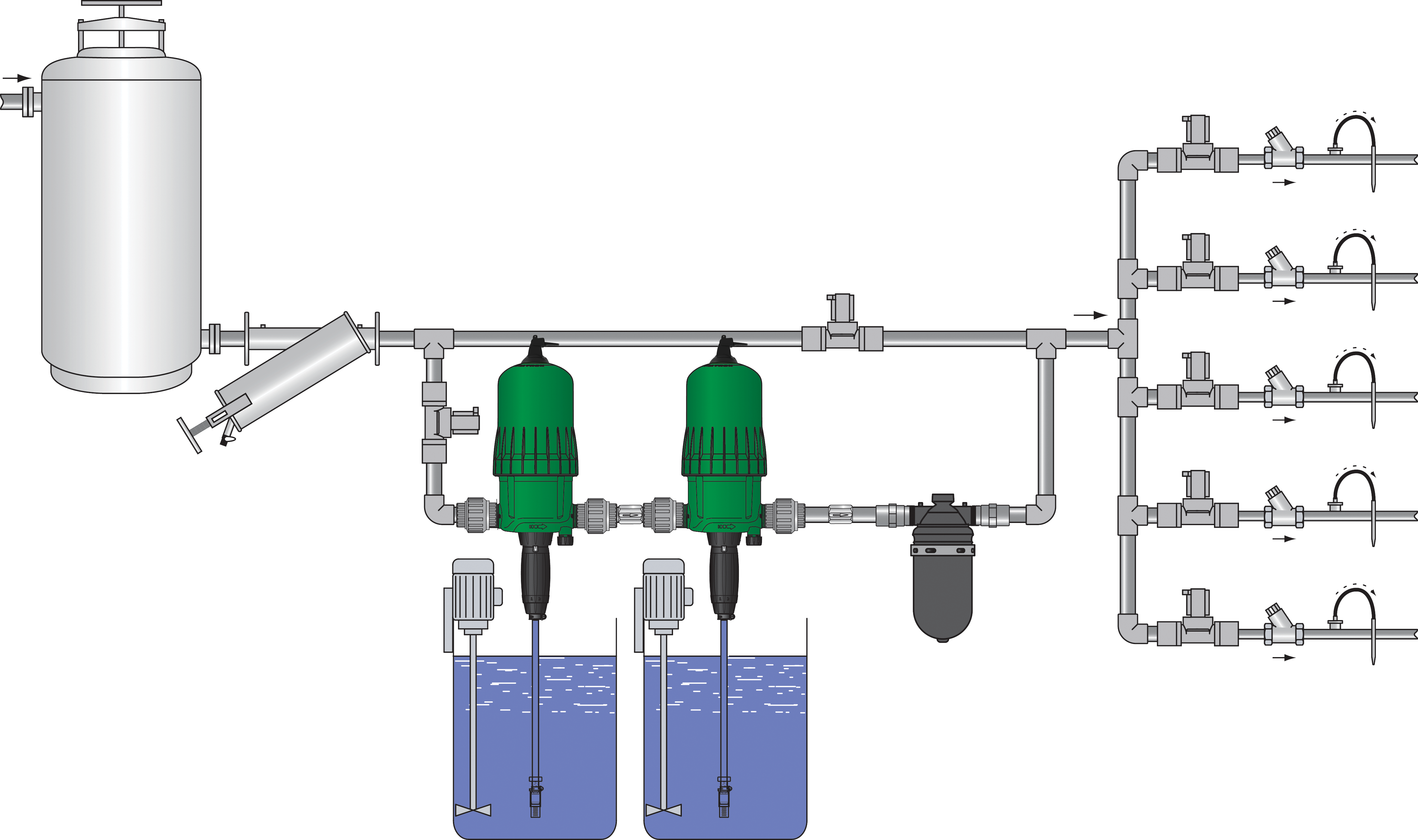 Dosatron fertilizer injector installation tip