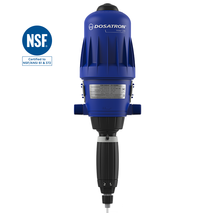 Pompa dosatrice per cloro Dosatron certificata NSF - modello D3WL3000N
