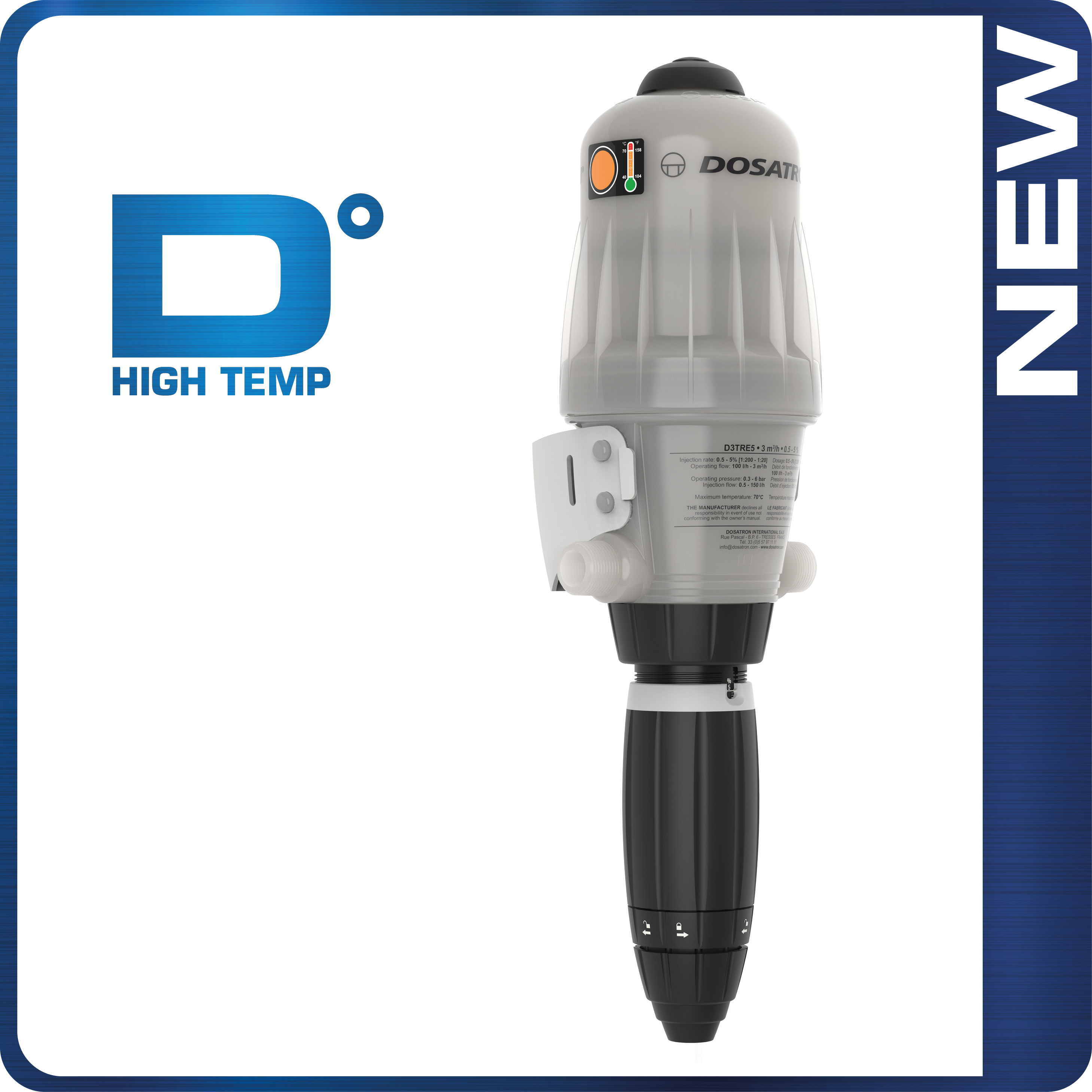 Hight Temperature Dosing pump teaser media| Dosatron 